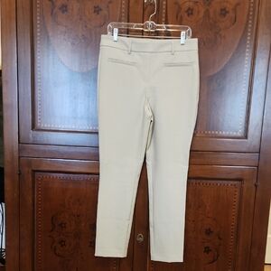 Rachel Zoe Beige Straight Leg Pants